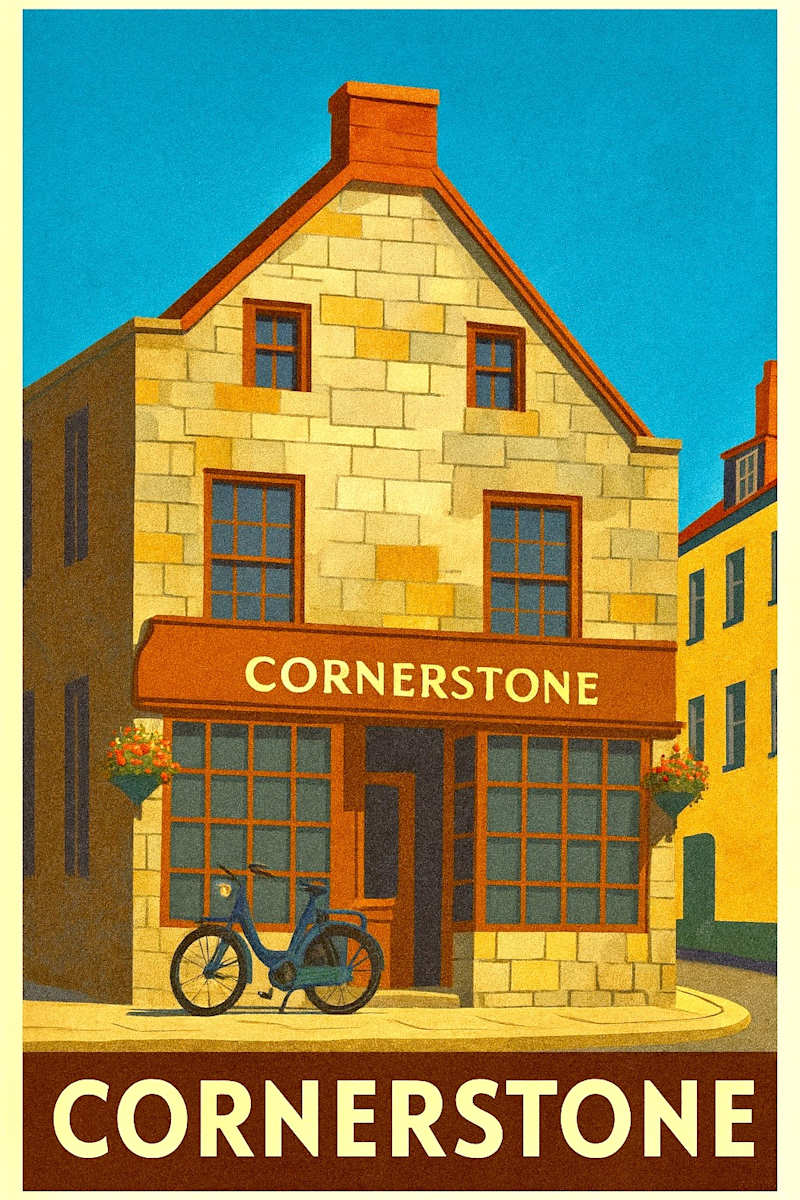 Cornerstone digital illustration by michelle 