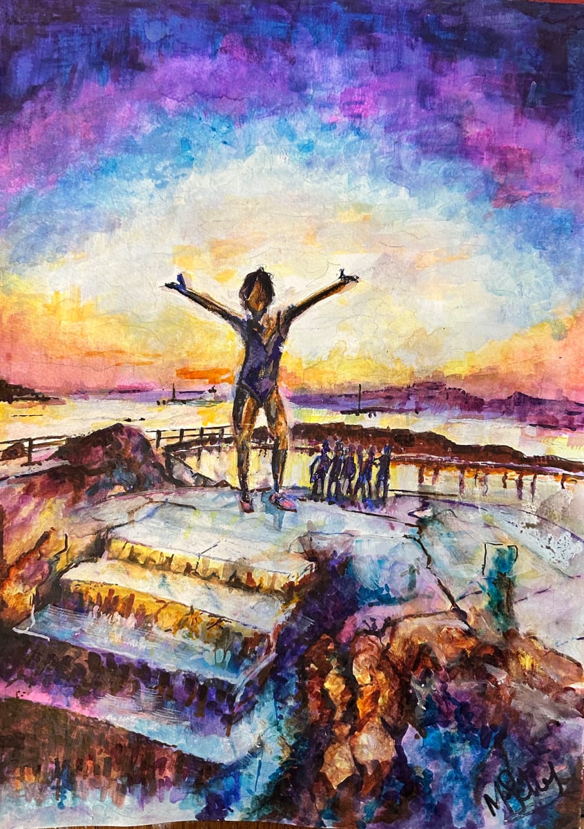 Sunrise swim by michelle, Image 1.