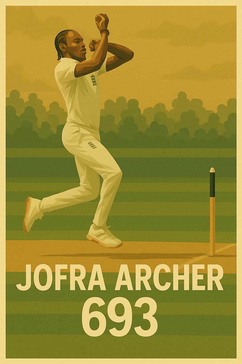 Jofra Archer 693 digital art by michelle, Image 1.