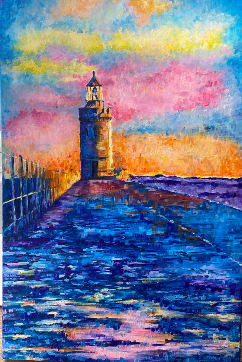 St Peter Port Lighthouse (Dazzling colours). No 5 by michelle 