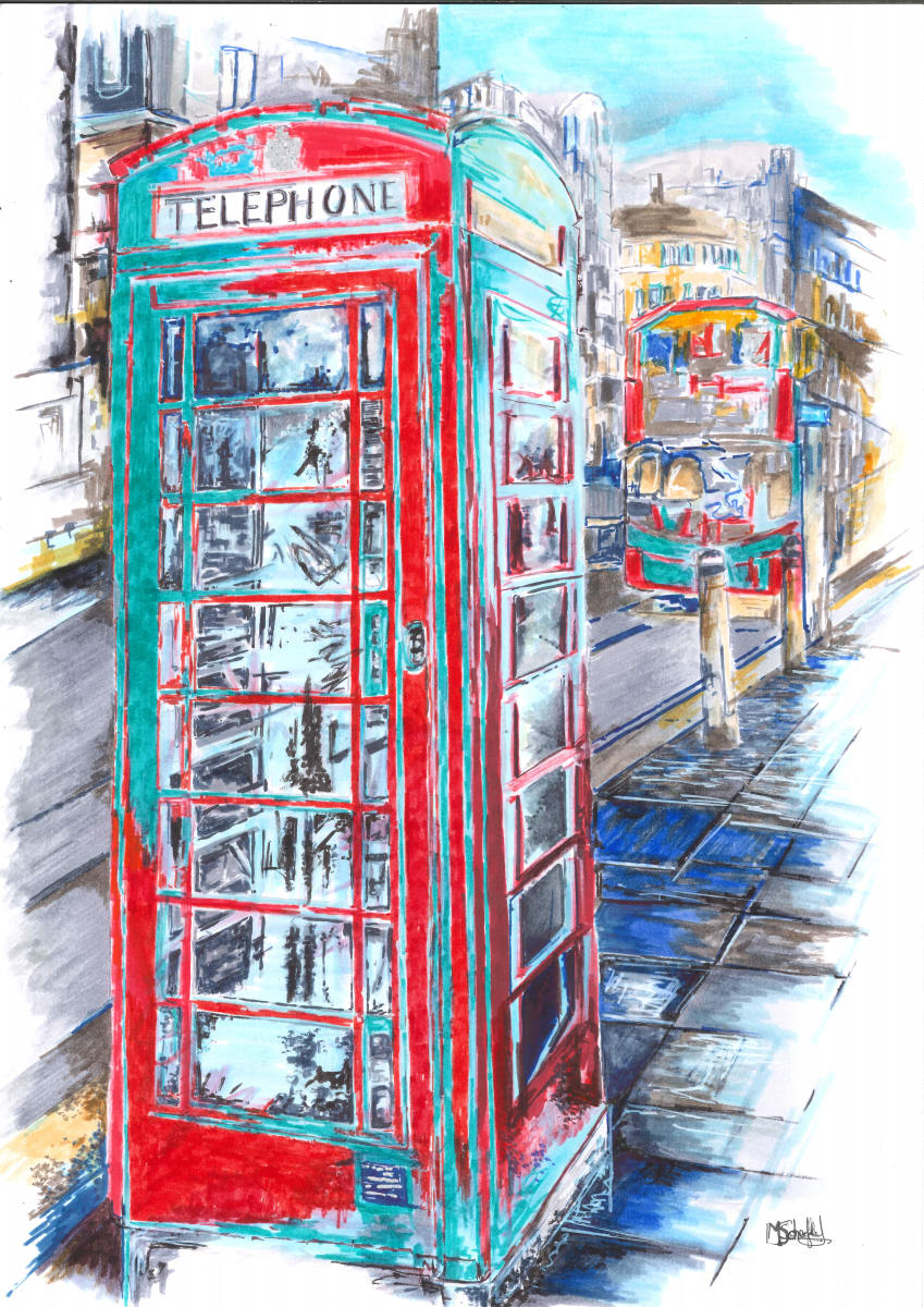 Red Phone Box London by michelle 