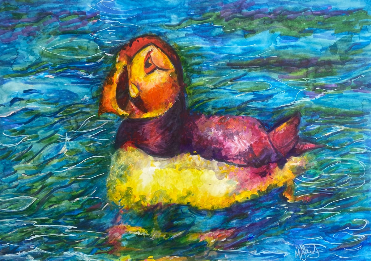 Herm Puffin by michelle 