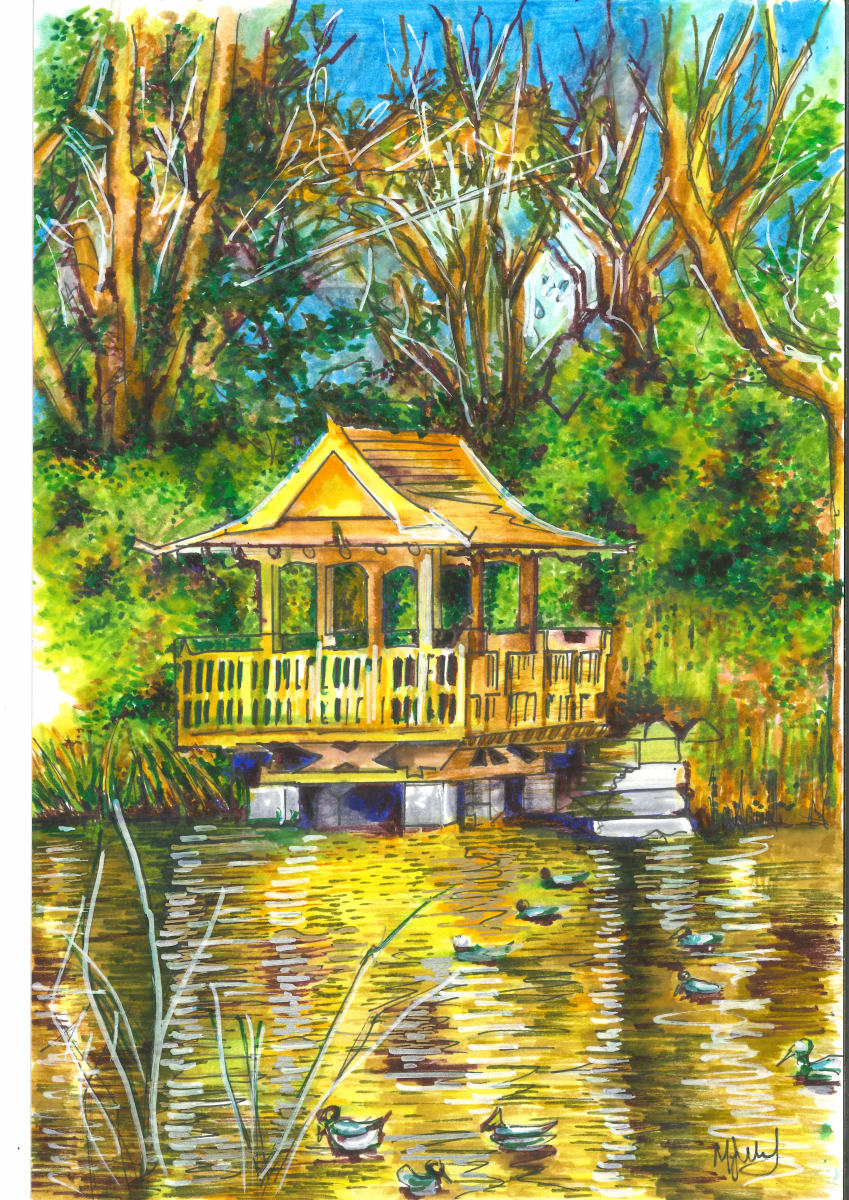Samaurez Manor Pagoda by michelle 