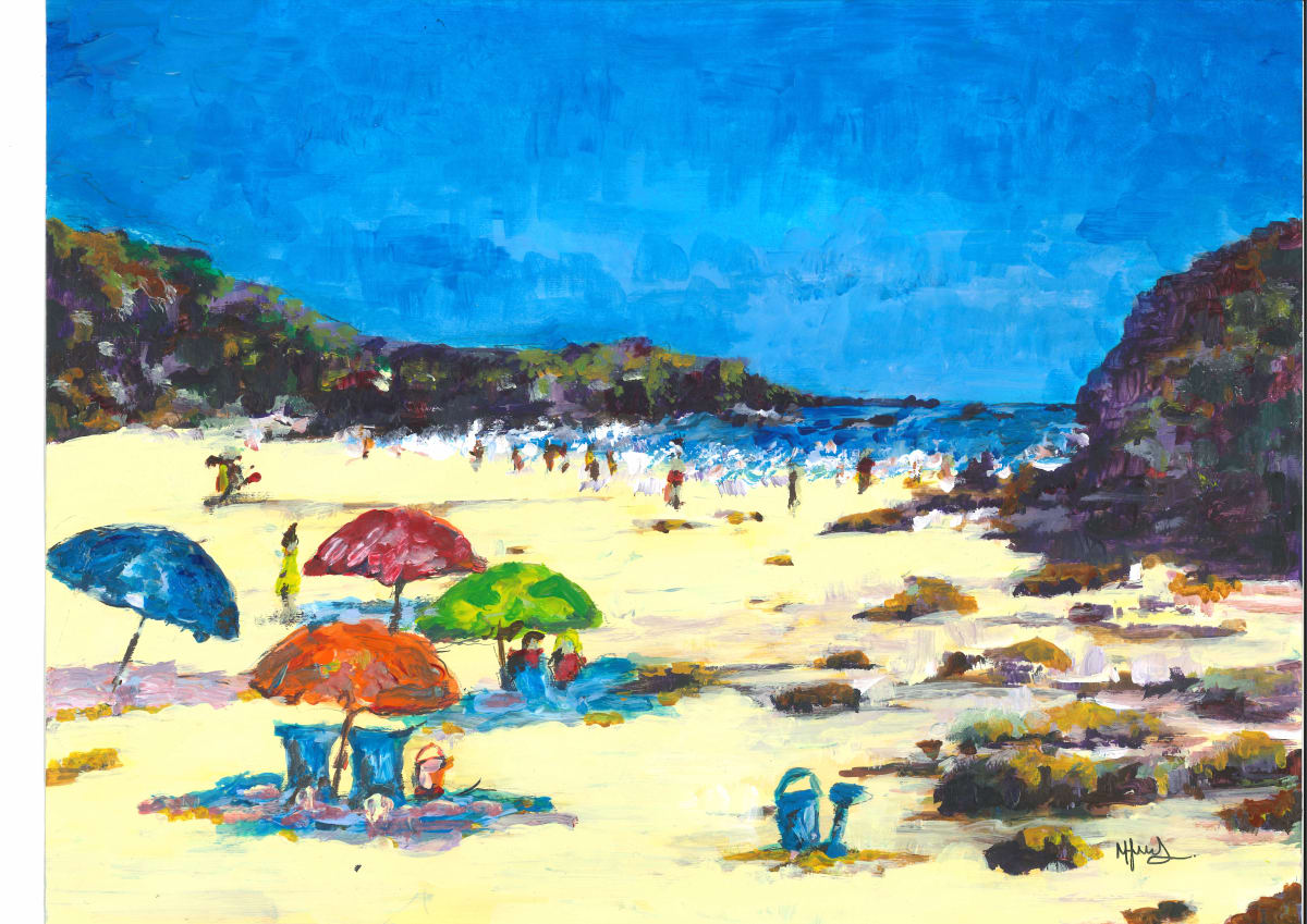 Umbrellas at Petit Bot by michelle 