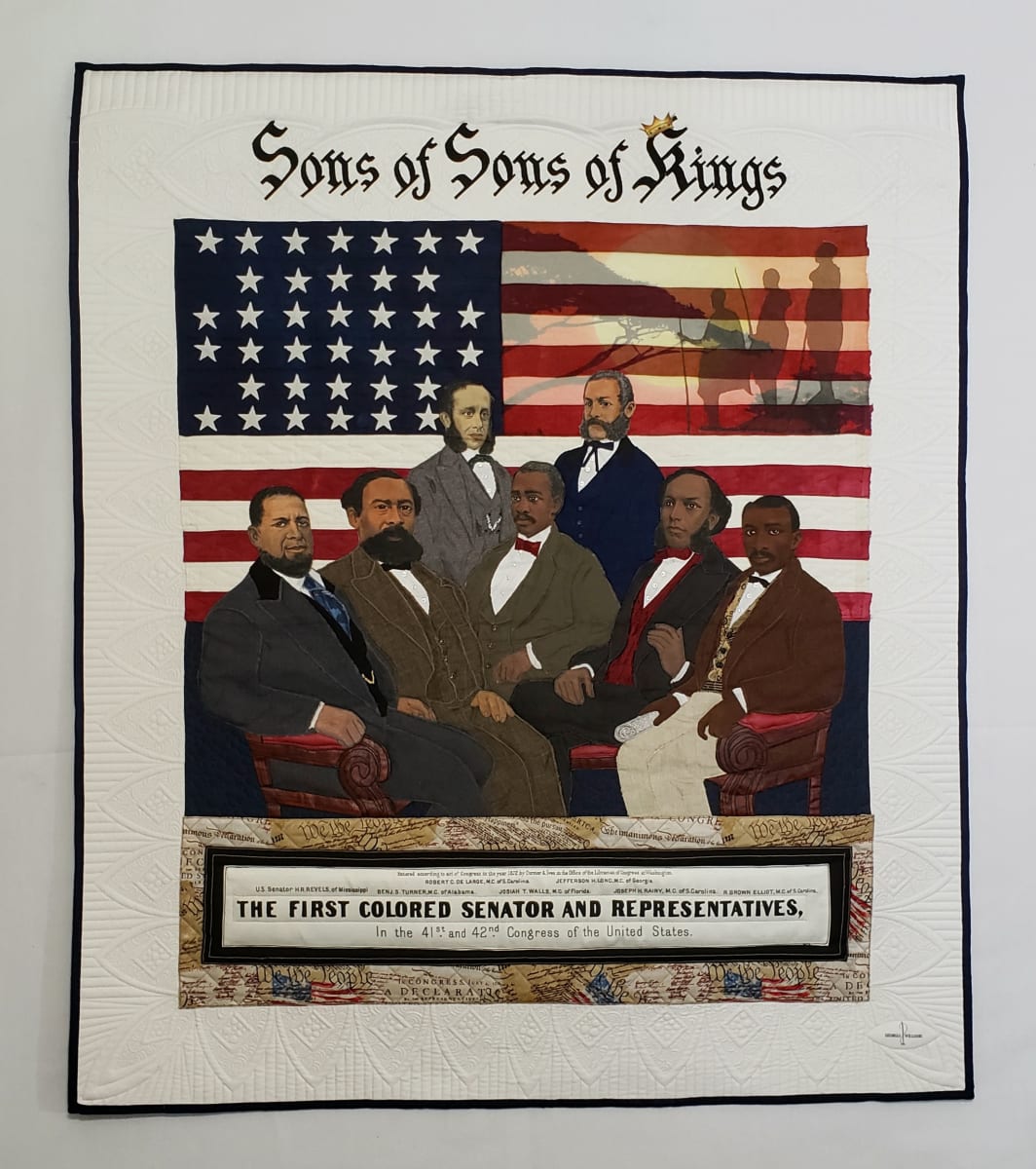 SONS OF SONS OF KINGS by Georgia Williams  Image: First Black Members of the United States Congress in the 1870s