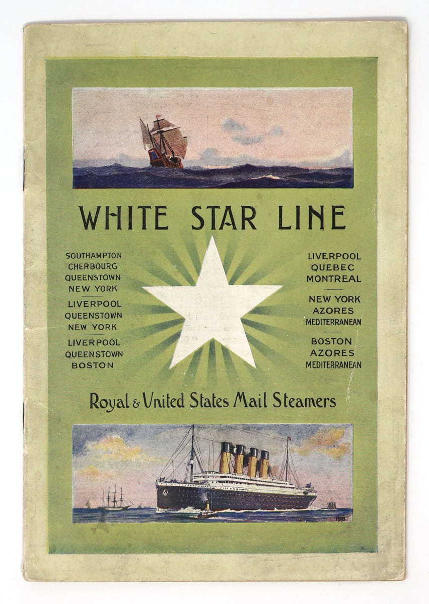 White Star Line Passenger List 