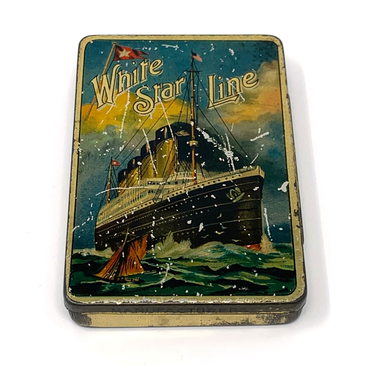 Titanic Advertising Cigarette Tin by W. Ariel Gray & Co. 