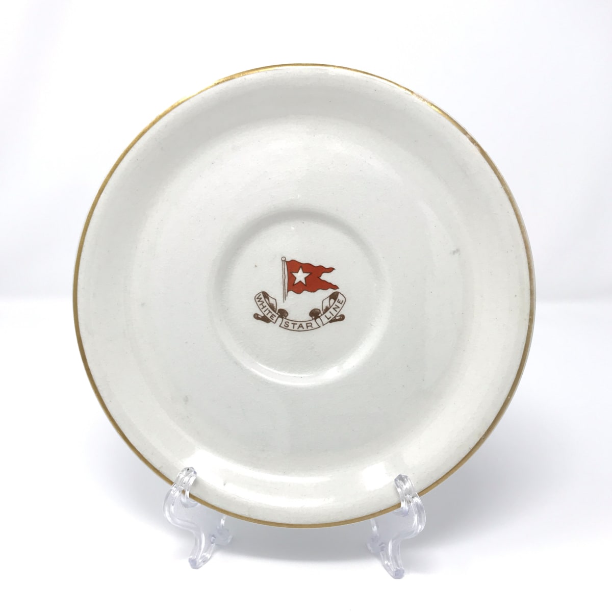 White Star Line Deck Service Plate  Image: White Star Line Deck Service Plate