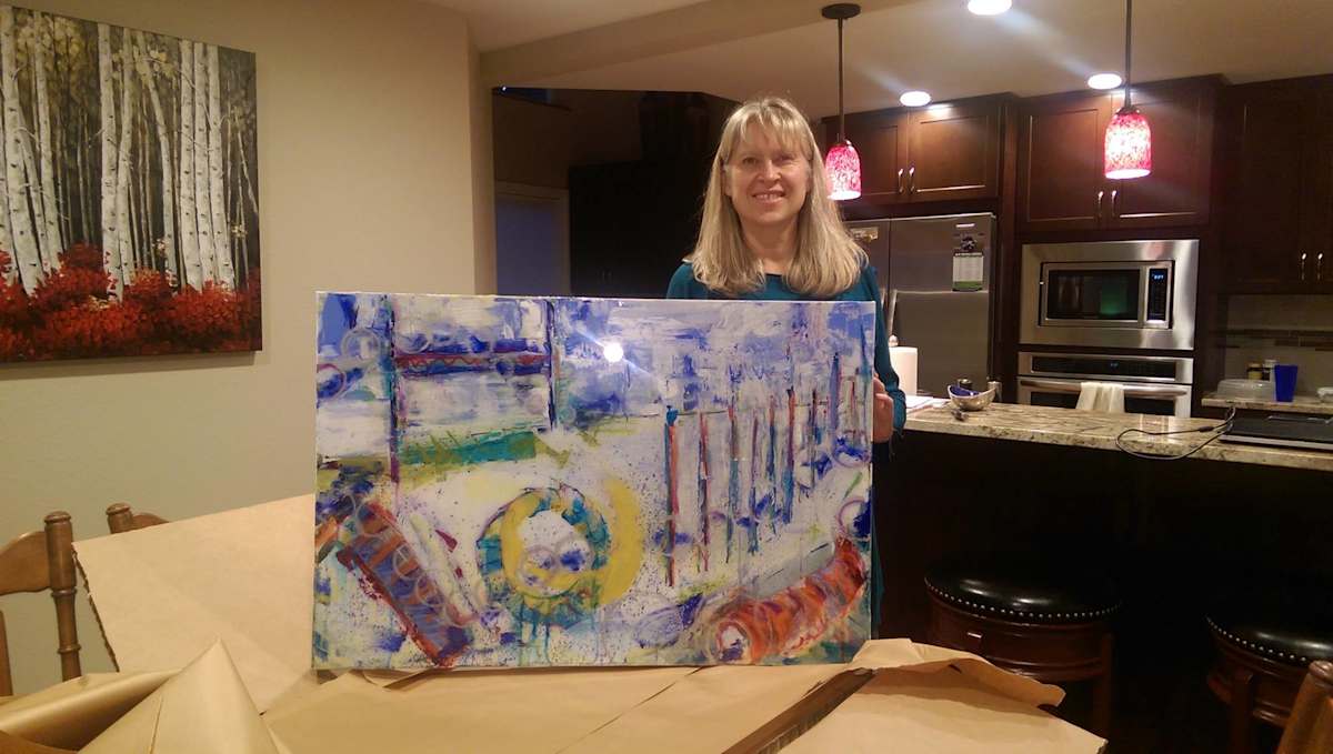 Kui's Course by Sue Warhaftig  Image: Sold in 2015 commission.