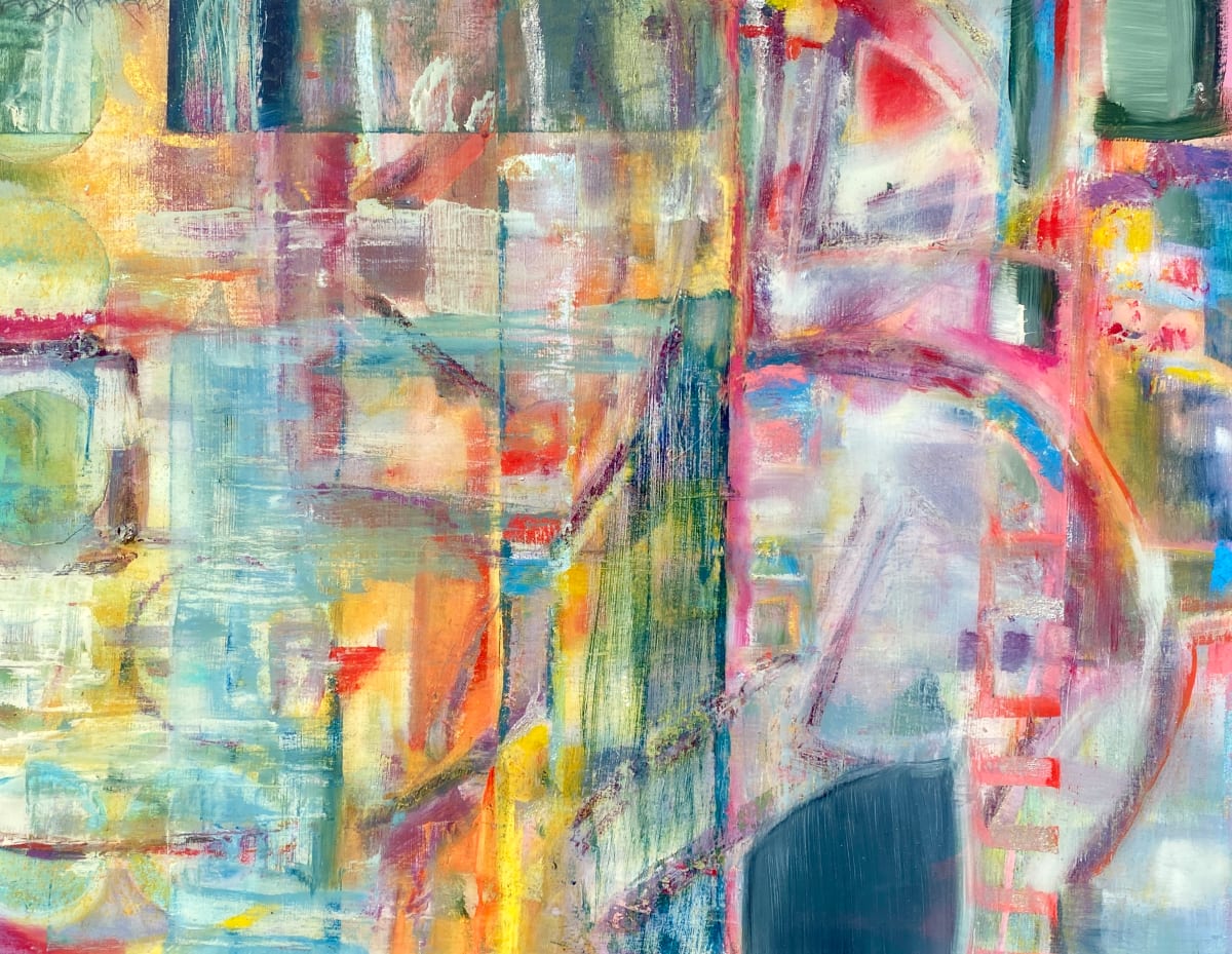 I Didn’t Come Here to Work by Sue Warhaftig  Image: Mid century abstract