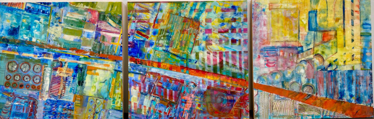 The 5 (tryptic) by Sue Warhaftig 