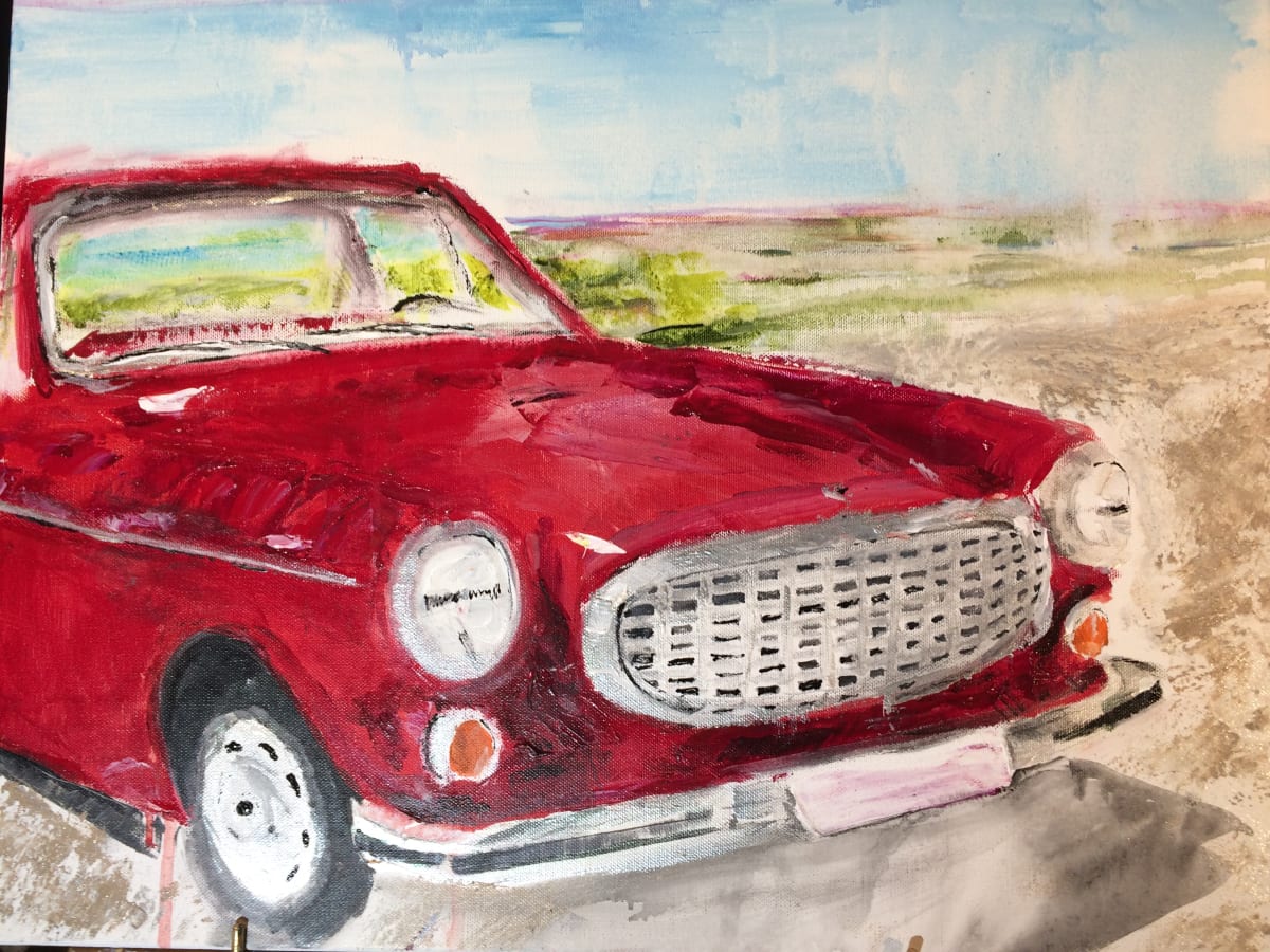 Red Volvo by Sue Warhaftig  Image: Red Volvo