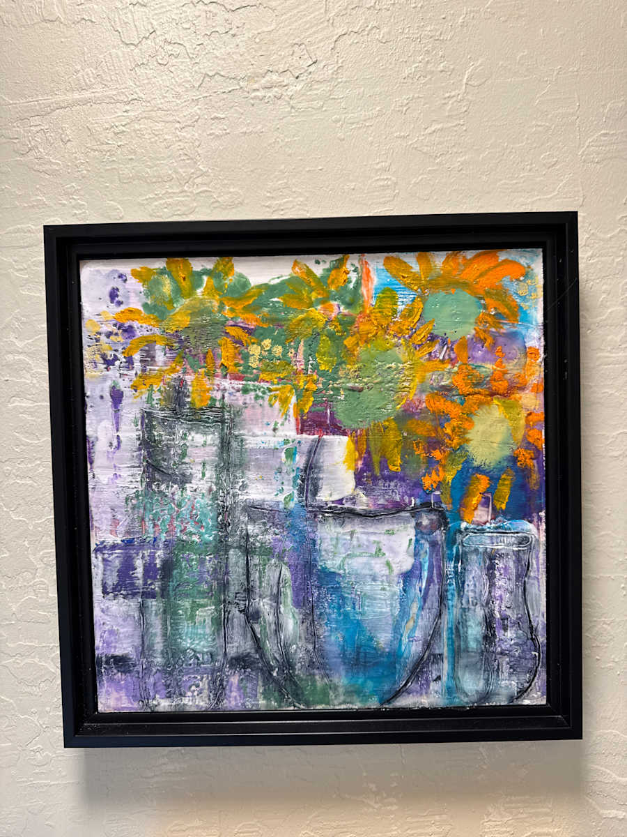 Flowers in the Kitchen by Sue Warhaftig, Image 1.