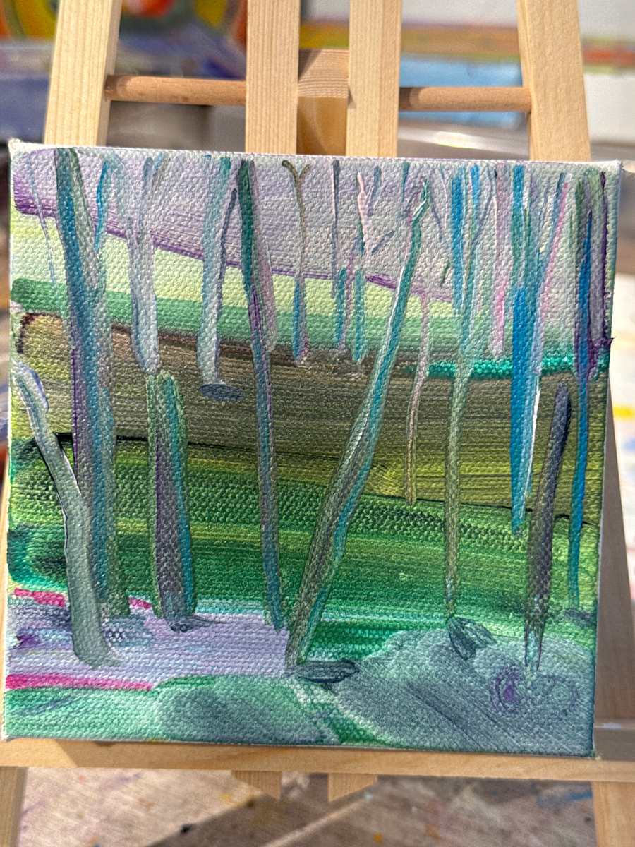 Glimpse of Violet by Sue Warhaftig, Image 1.