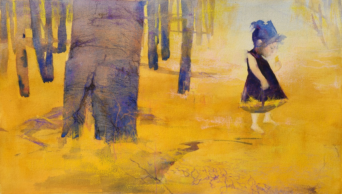 Het gele blad by Anna Maria Vargiu 