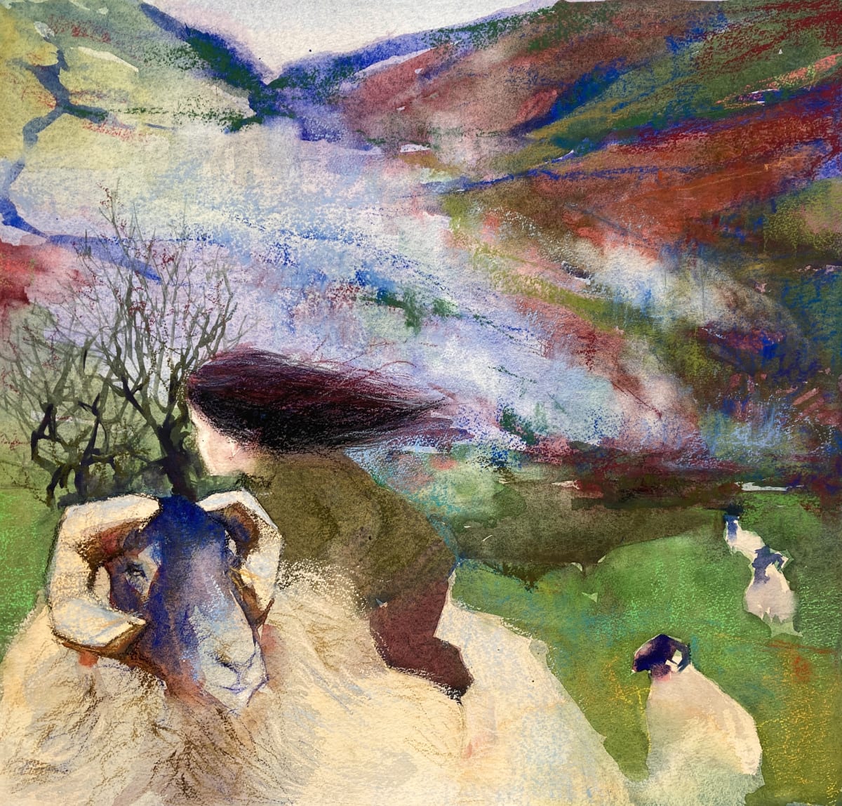 De herdersdochter by Anna Maria Vargiu 