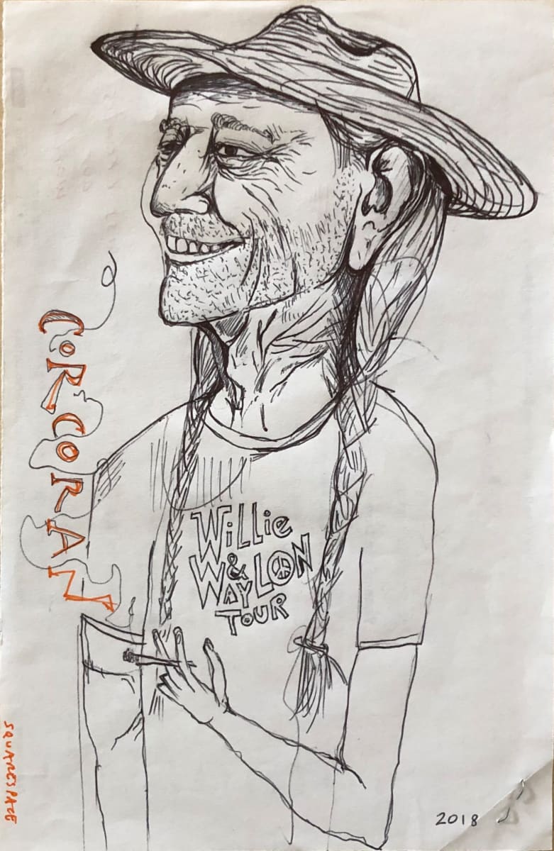 Willie Nelson by CORCORAN 