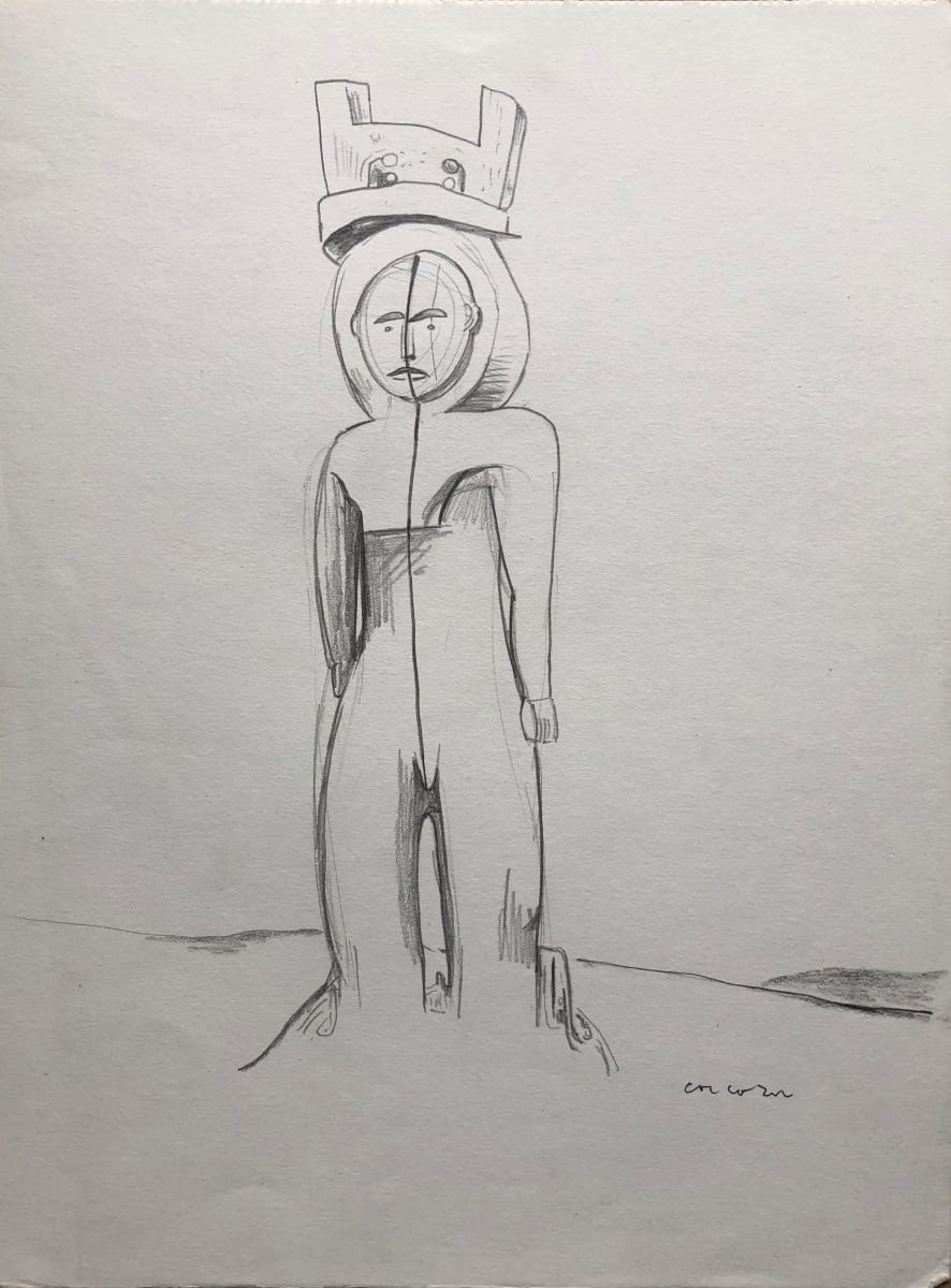 NW Coast Salish house post by CORCORAN 