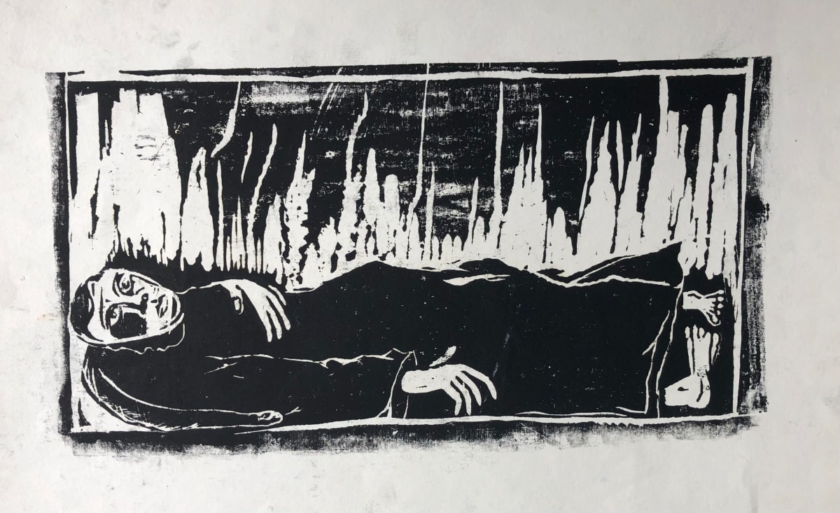 the Reclining Poet by CORCORAN 