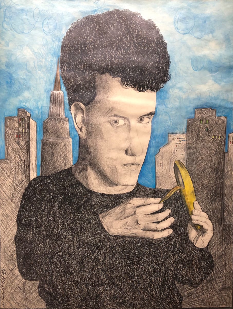 Tom Hanks with Banana by CORCORAN 
