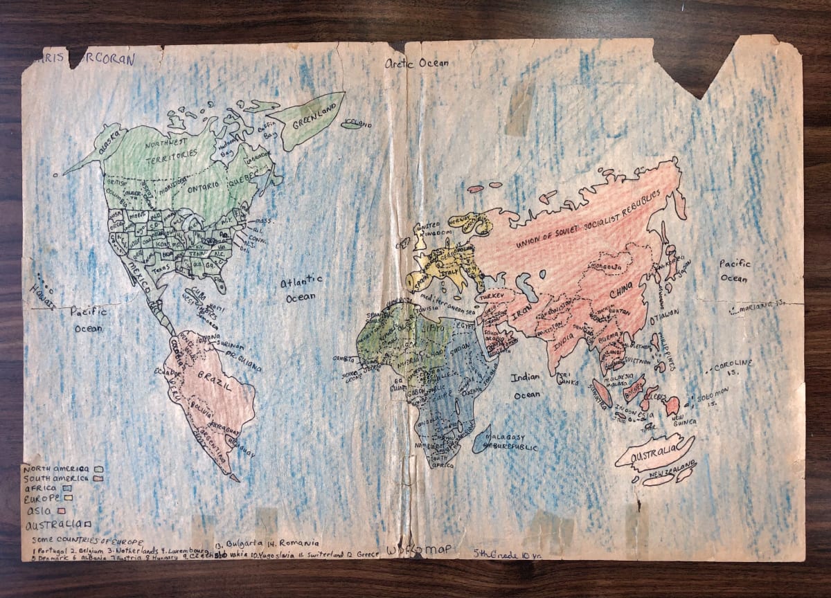 World Map by CORCORAN 