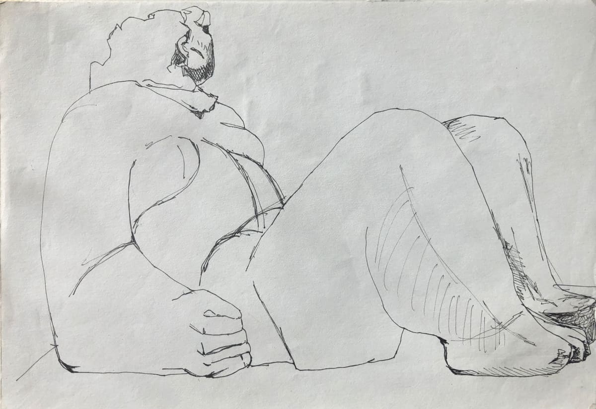 Reclining Nude sculpture by CORCORAN 