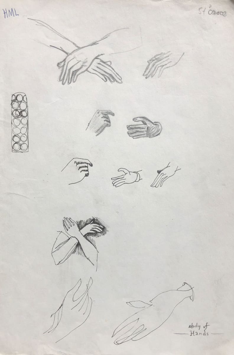 Study of Hands Sta. Croce cathedral by CORCORAN 