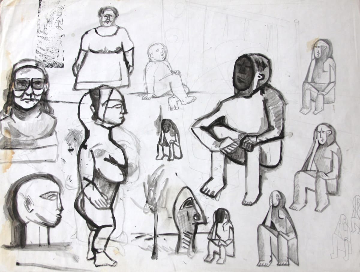 Abstract Thinker study by CORCORAN, Image 1.