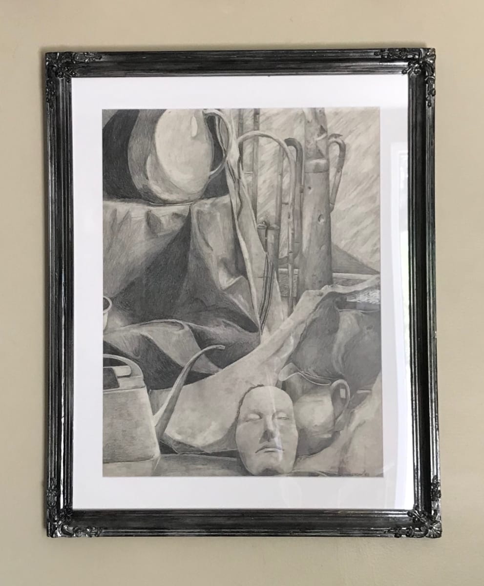 Still Life with Mask by CORCORAN, Image 2.