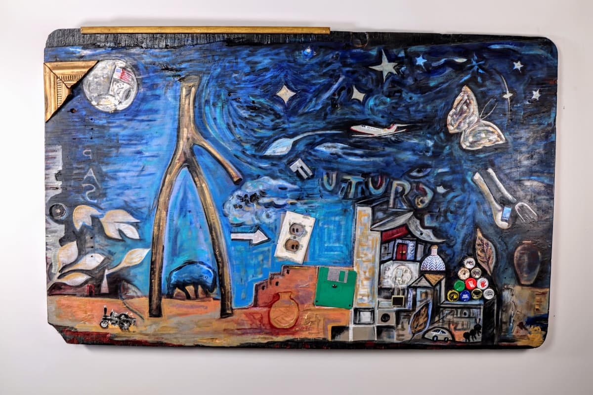 the Walking Man landscape by CORCORAN 