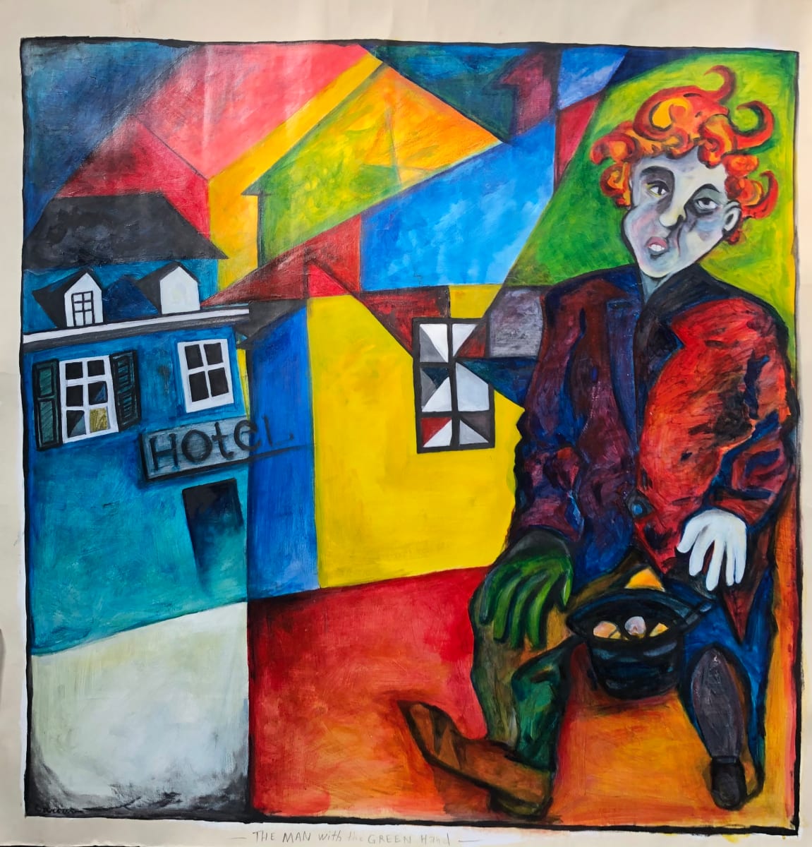 The Man with the Green Hand by CORCORAN, Image 1.