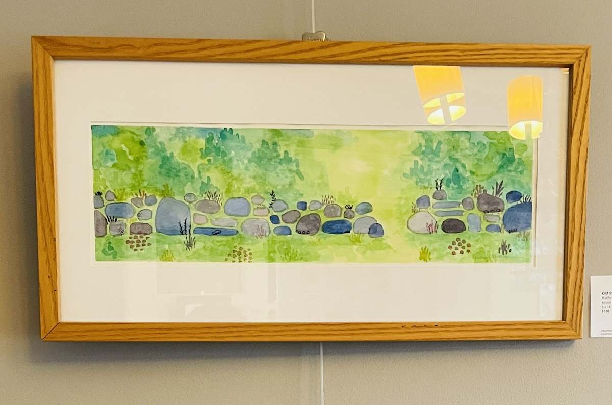 Old Stone Wall,  Longest Wall by Kathryn Bartholomew 