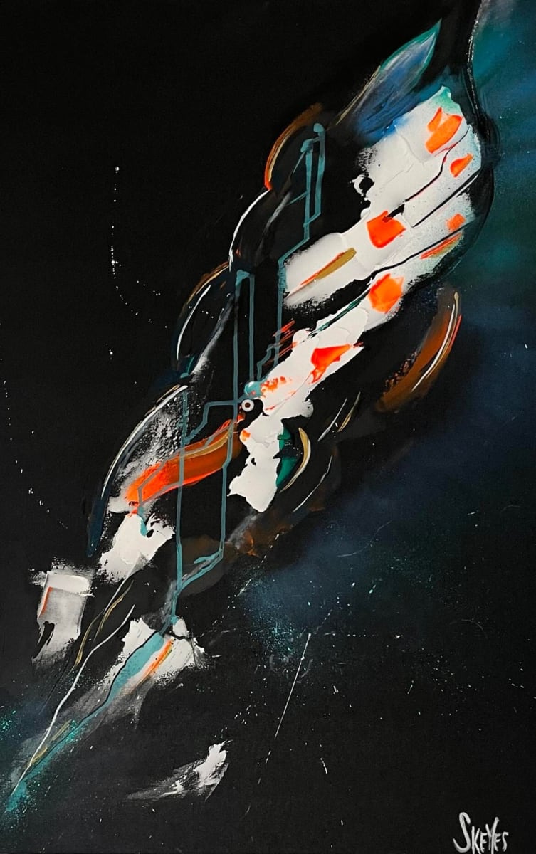 PLUME NOIRE by SKEYES ART 
