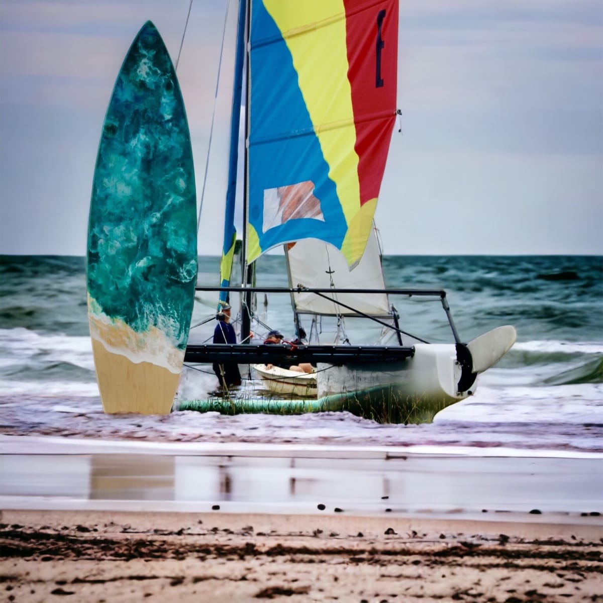 SURVOL OCÉANIQUE by SKEYES ART 