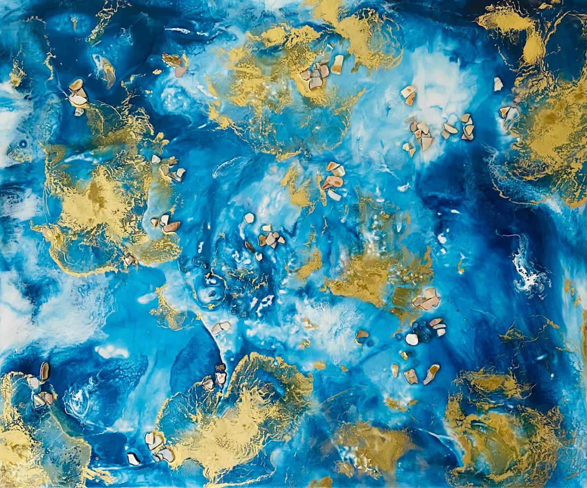 AQUAMARINE GOLDS by SKEYES ART, Image 1.