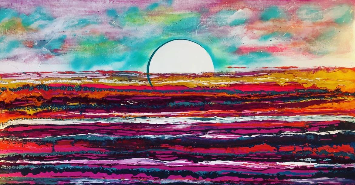 CANDY FLOSS SKY by SKEYES ART 