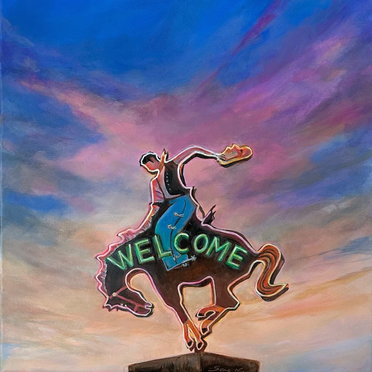 Neon Cowboy by Sara Nygård-Hätönen 