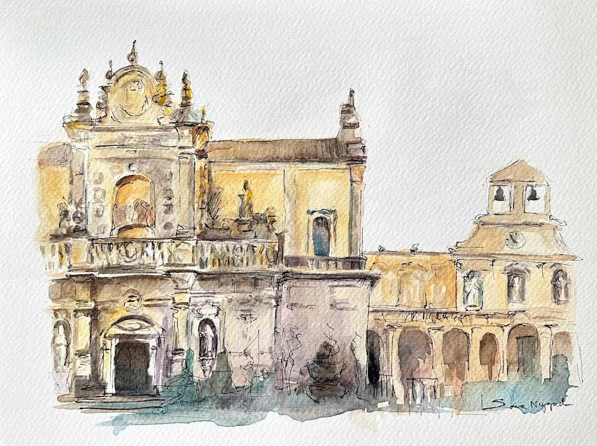Lecce, Italy by Sara Nygard Haetonen  Image: Lecce, town square.