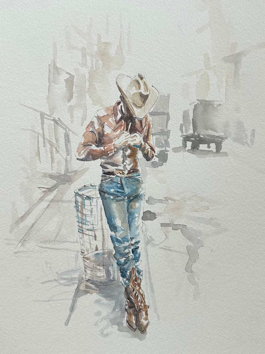 New York by Sara Nygard Haetonen  Image: Cowboy taking a break, NYC.