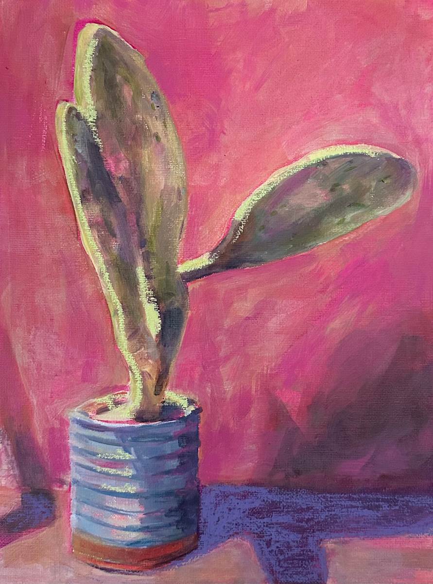 Prickly Pear 1 by Sara Nygård-Hätönen  Image: Prickly Pear plant in a metal jar