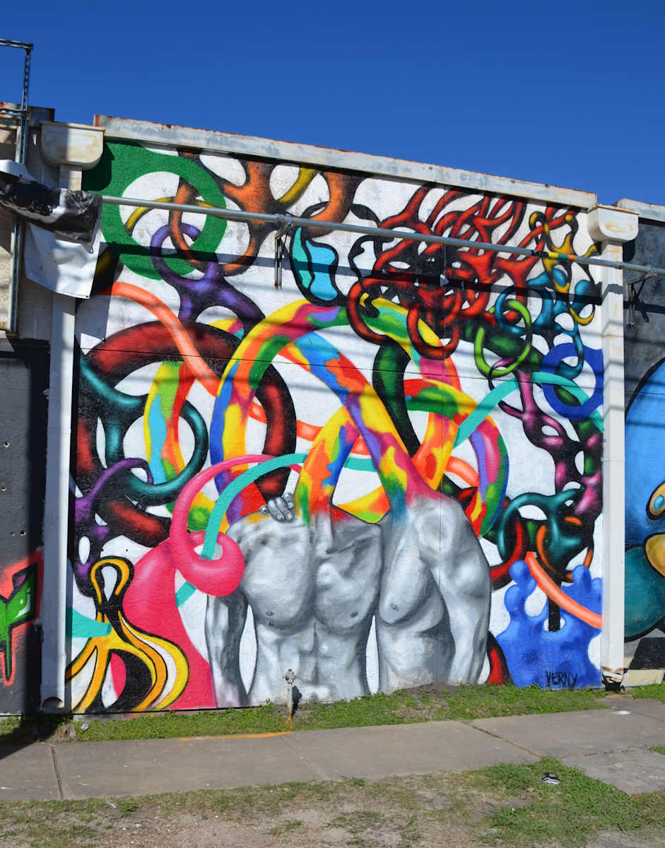 Mural festival HUE Houston 2016 by Verny Sanchez, Image 1.