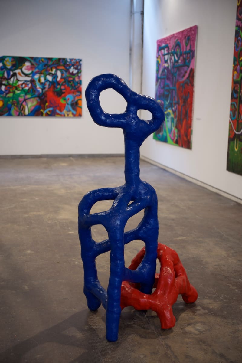 Interacción Tripedo Azul y cuadrupedo D by Verny Sanchez 