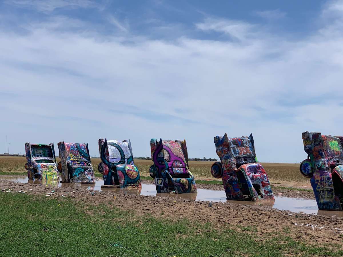 Intervention Cadillac Ranch by Verny Sanchez, Image 2.