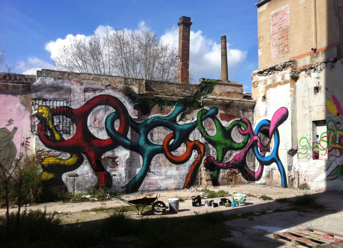 Mural, La Escocesa BCN by Verny Sanchez 