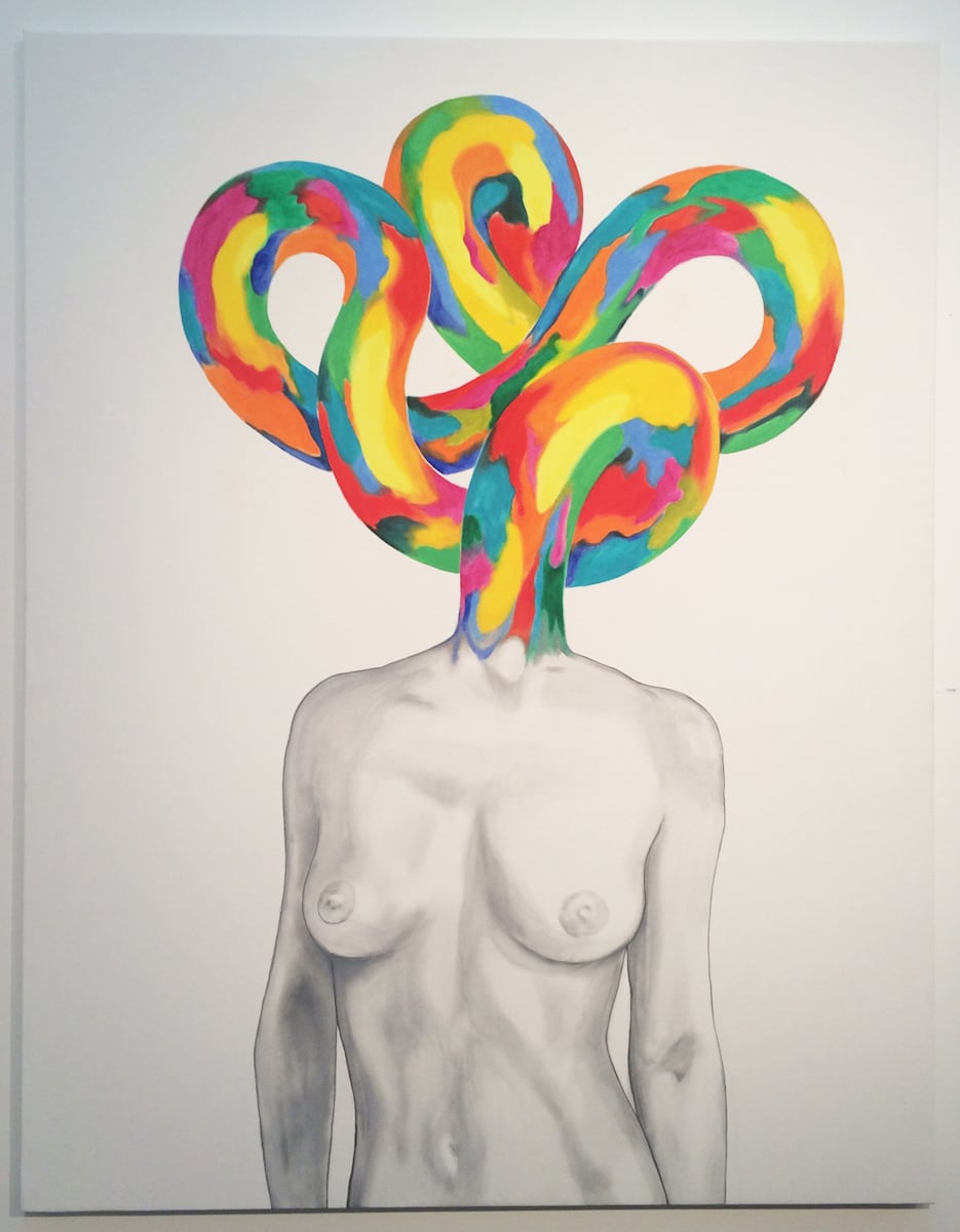 The woman with the butterfly though by Verny Sanchez, Image 1.
