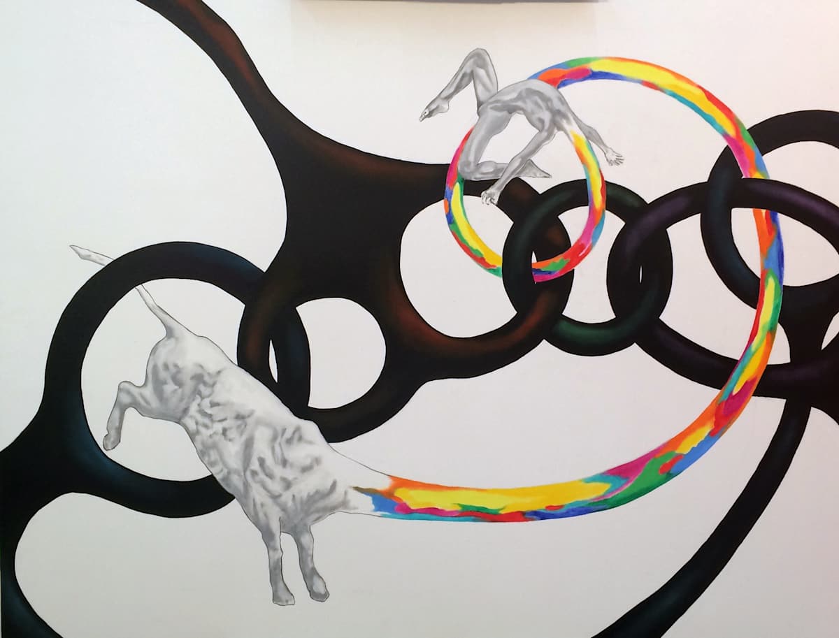 Howdy, Animal and Human in Glyph Connection by Verny Sanchez, Image 1.