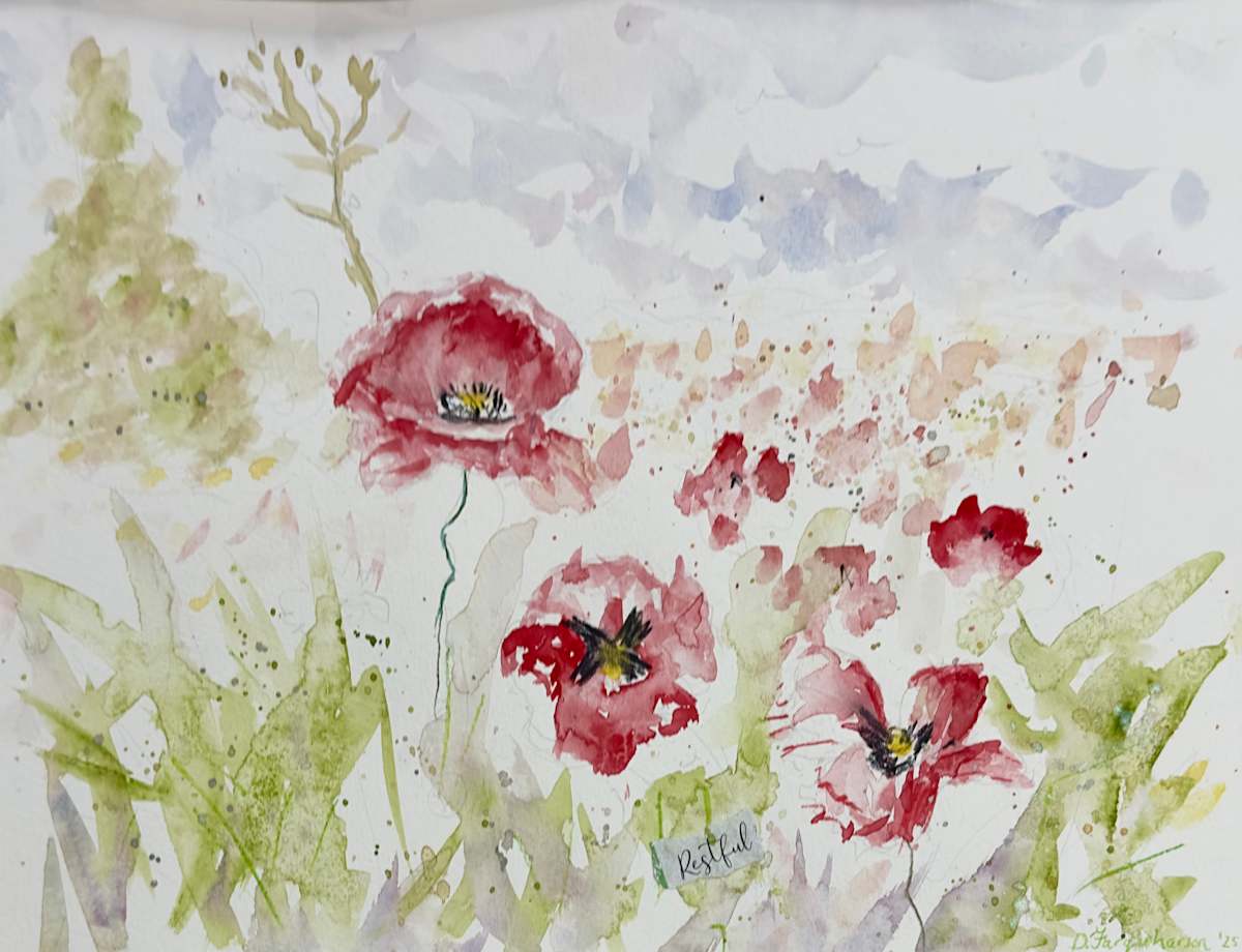 Poppies I by Debbie  Farquharson, Image 2.
