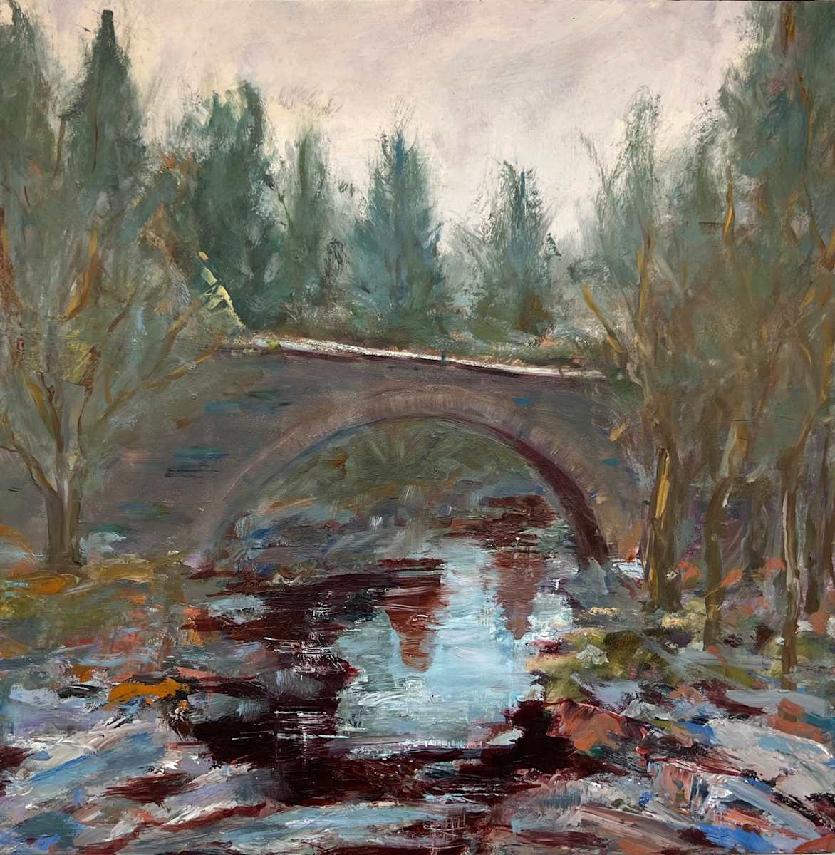 Bridge in the Highlands by Elizabeth Ryan Swartz, Image 1.