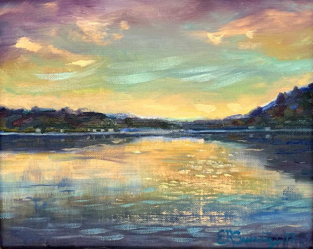Lake Sky in the Evening by Elizabeth Ryan Swartz, Image 1.