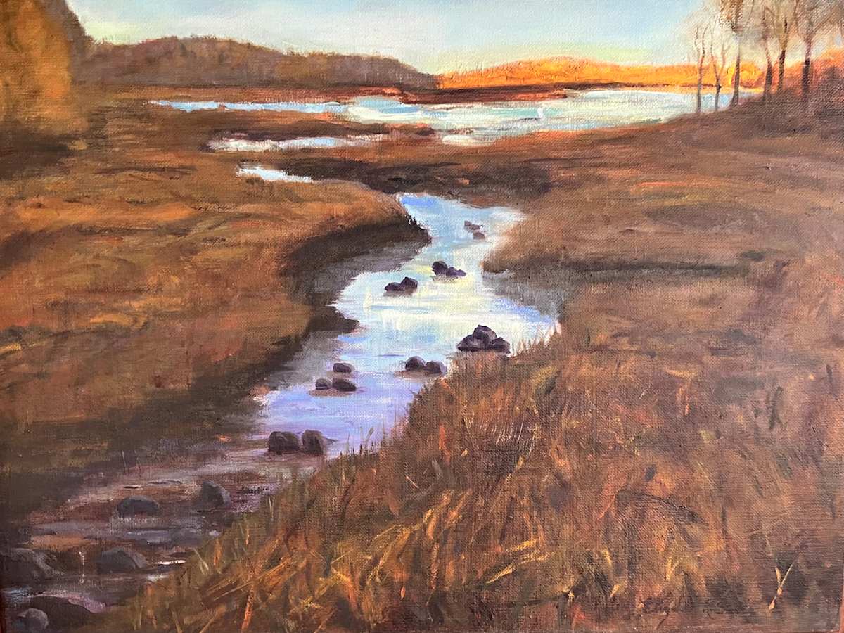 Last Light on the Marsh by Elizabeth Ryan Swartz, Image 1.